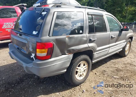 2002 Jeep Grand Cherokee Laredo from USA, damaged, VIN 1J4GW48S92C280877
